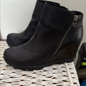 Sorel Wedge Heel Ankle Booties